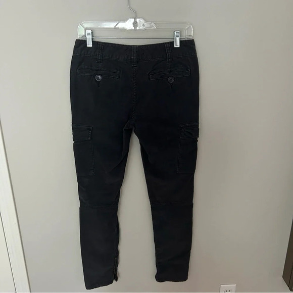 Free People Y2K Dark Grey Corduroy Zipper Cargo Pants Size 27 - Picture 6 of 6